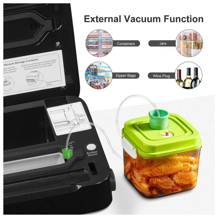 Bonsenkitchen-Seladora-a-Vacuo-para-Alimentos-com-Cortador-foto-1