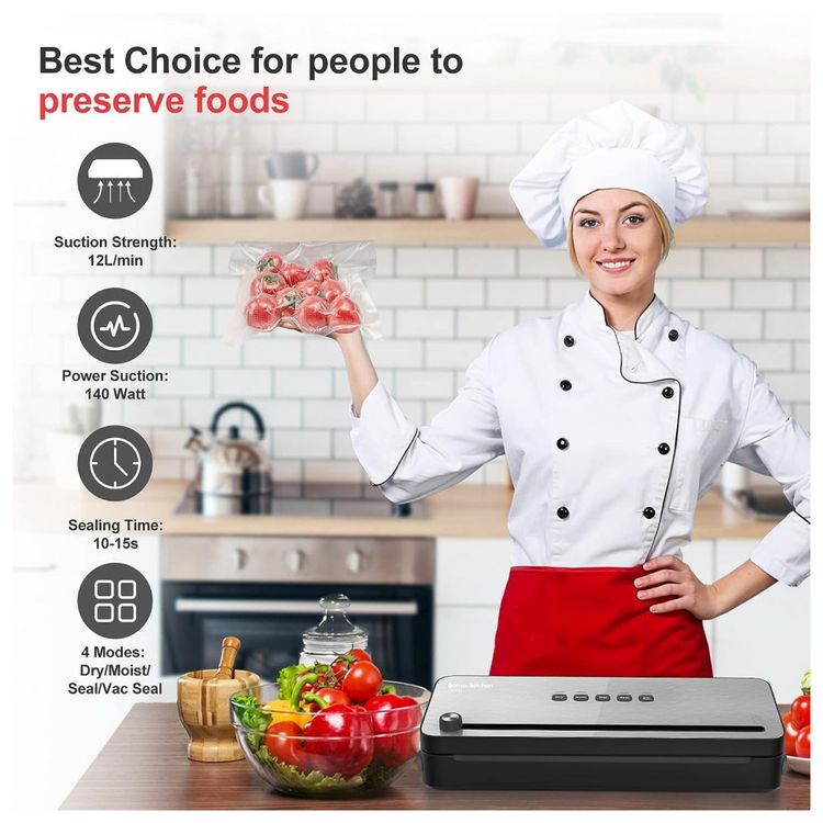 Bonsenkitchen-Seladora-a-Vacuo-para-Alimentos-com-Cortador-foto-3