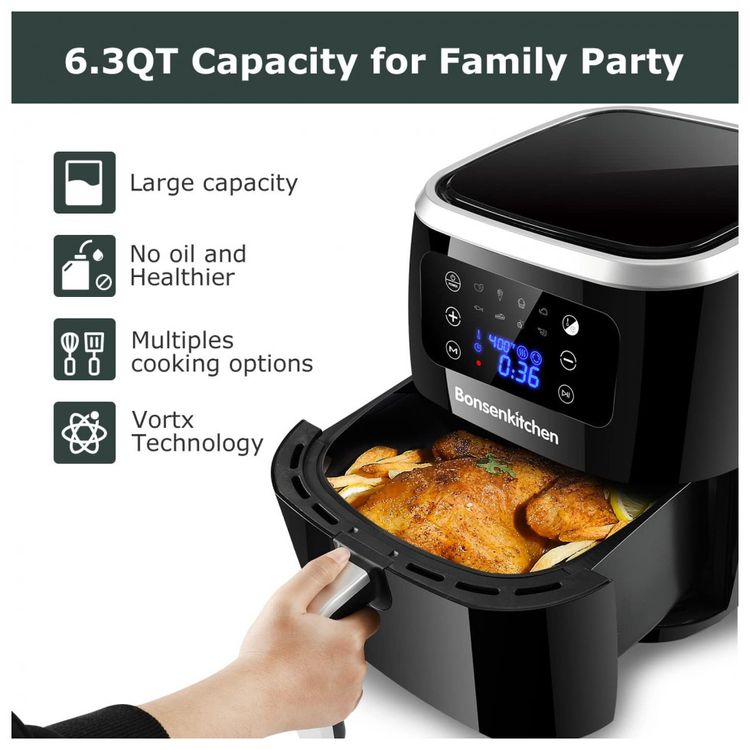 Forno-Eletrico-de-Bancada-com-Funcao-AirFryer-19L-com-Painel-foto-2