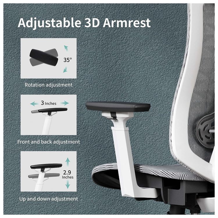 Logicfox-Cadeira-de-Escritorio-Ergonomica-Giratoria-com-foto-3