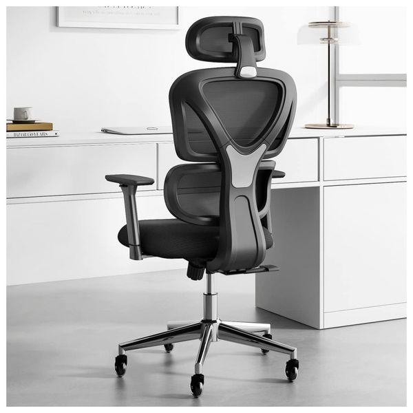 Cadeira-de-Escritorio-Ergonomica-Giratoria-com-Apoio-de-foto-0