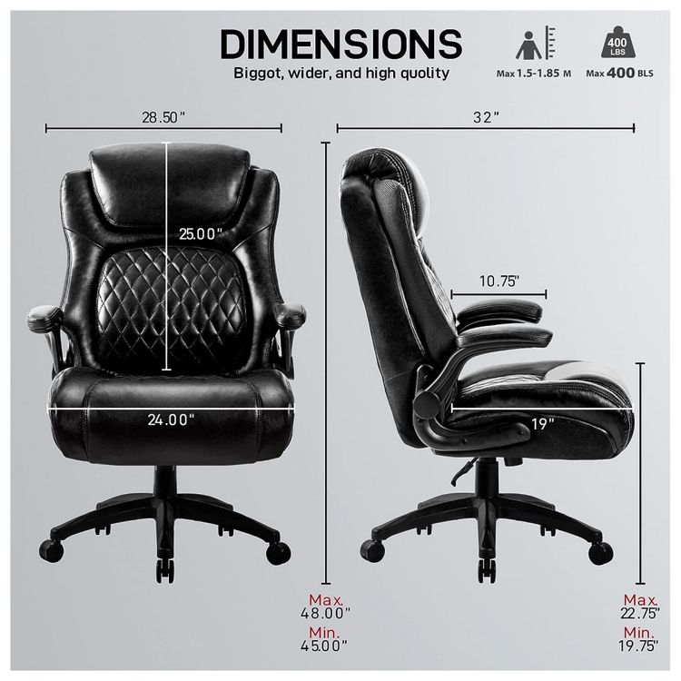 COLERLINE-Cadeira-de-Escritorio-Ergonomica-Giratoria-com-foto-1