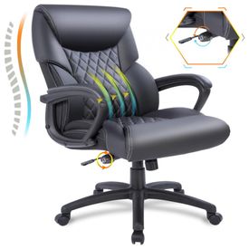 Cadeira-de-Escritorio-Ergonomica-Giratoria-com-Apoio-de-foto-0