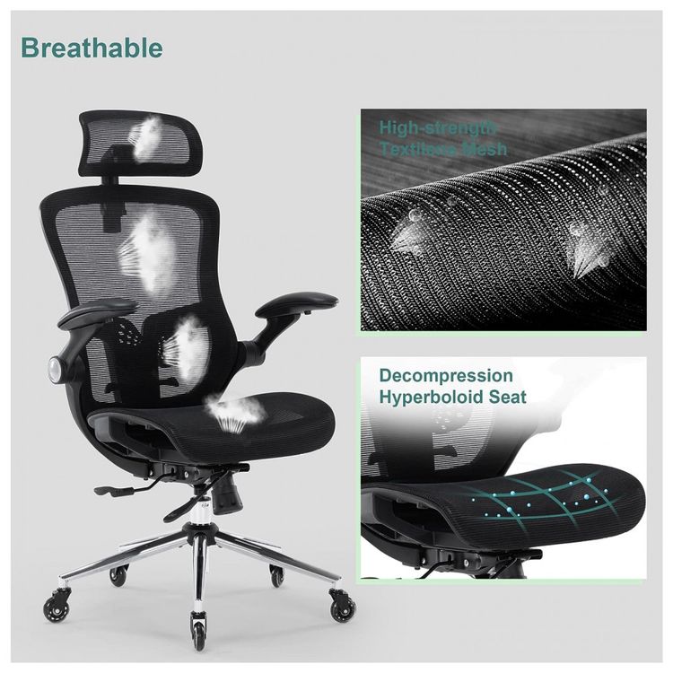 ZLHECTO-Cadeira-de-Escritorio-Ergonomica-Giratoria-com-Apoio-foto-5