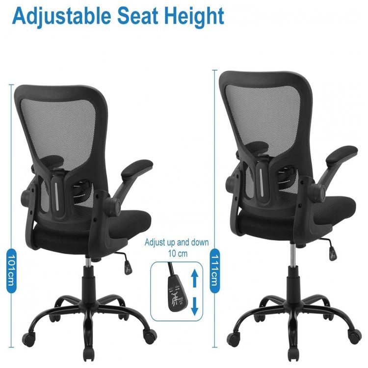 Cadeira-de-Escritorio-Ergonomica-Giratoria-com-Encosto-foto-4