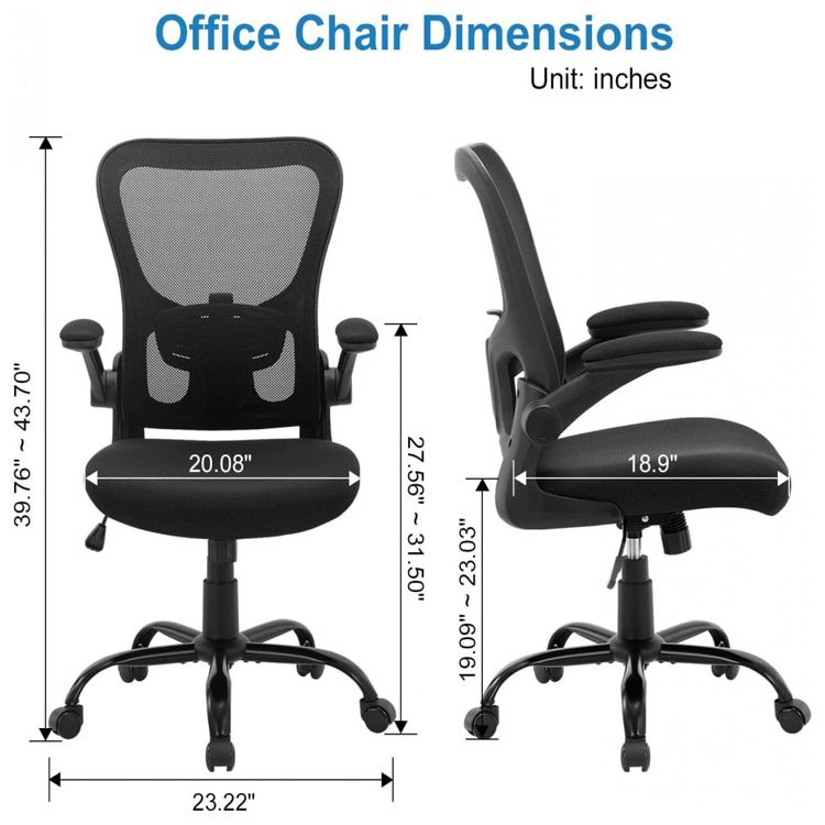 Cadeira-de-Escritorio-Ergonomica-Giratoria-com-Encosto-foto-5