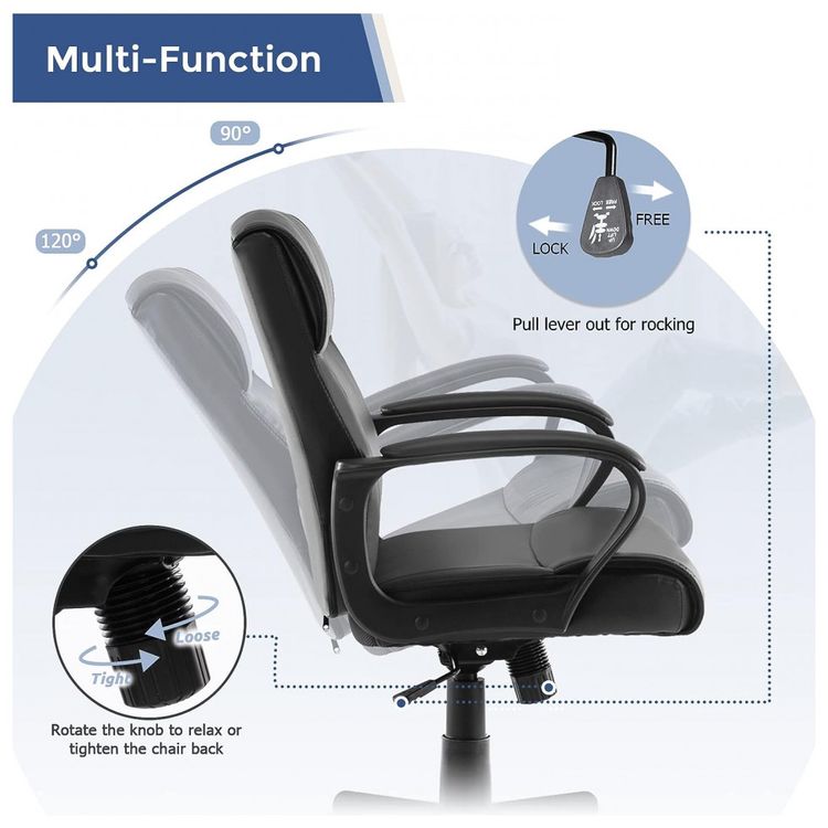 ZUNMOS-C2809-BKZQ-Cadeira-de-Escritorio-Ergonomica-Giratoria-foto-4