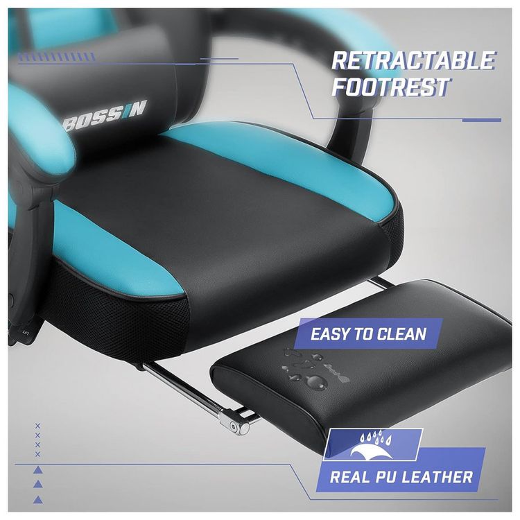 Cadeira-Gamer-Ergonomica-Reclinavel-e-Giratoria-com-Apoio-foto-4