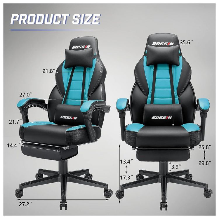 Cadeira-Gamer-Ergonomica-Reclinavel-e-Giratoria-com-Apoio-foto-5