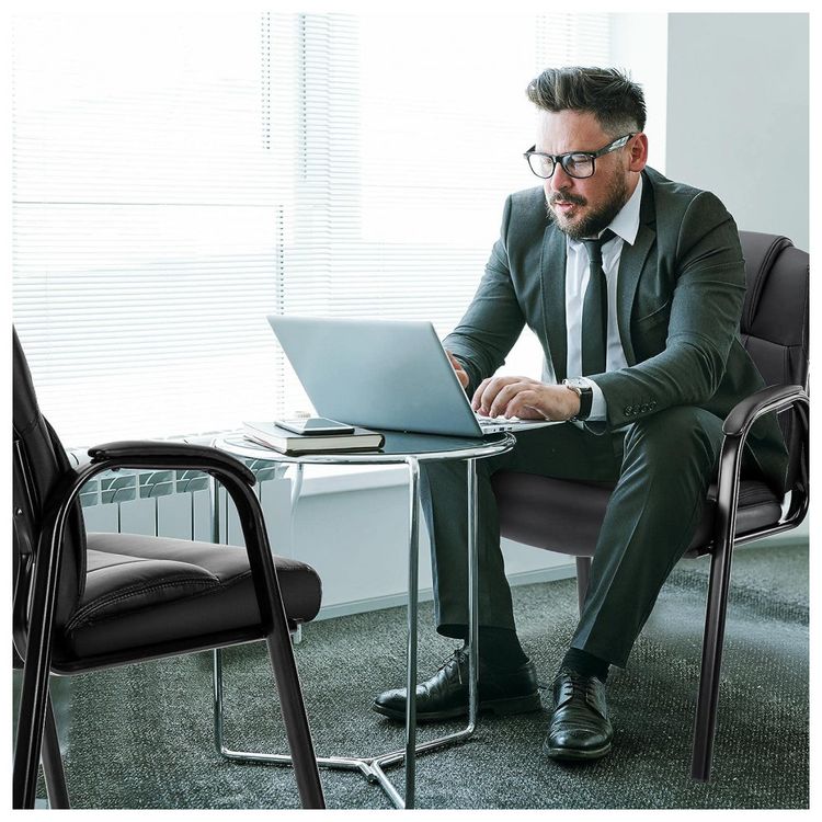 Cadeira-de-Escritorio-Ergonomica-Giratoria-com-Apoio-de-foto-1