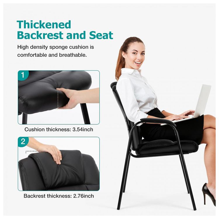 Cadeira-de-Escritorio-Ergonomica-Giratoria-com-Apoio-de-foto-3
