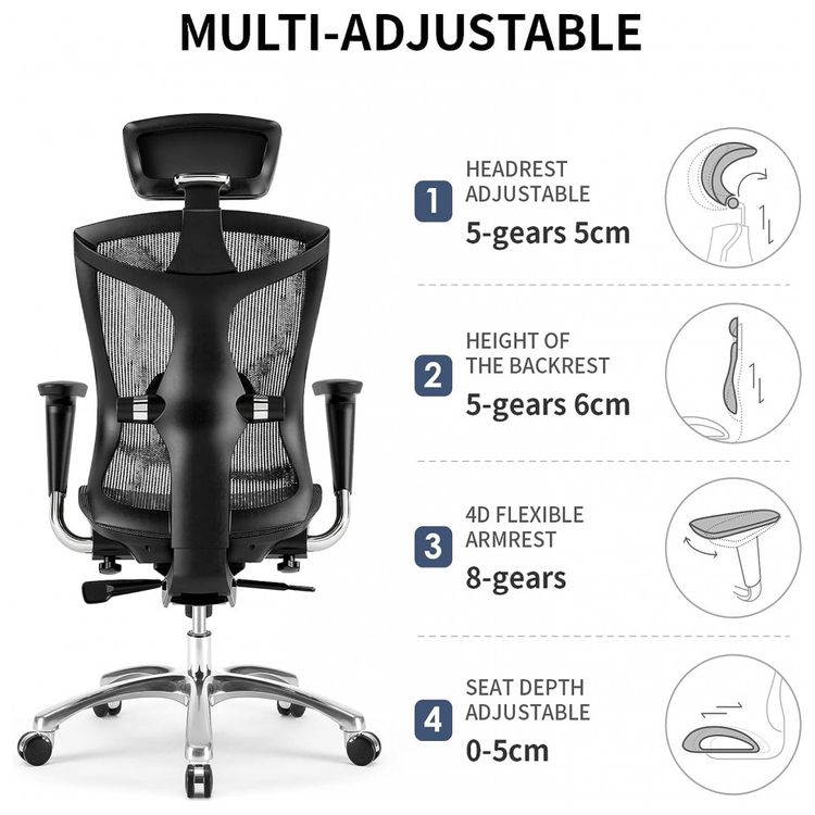 SIHOO-V1-M108-Cadeira-de-Escritorio-Ergonomica-Giratoria-com-foto-2