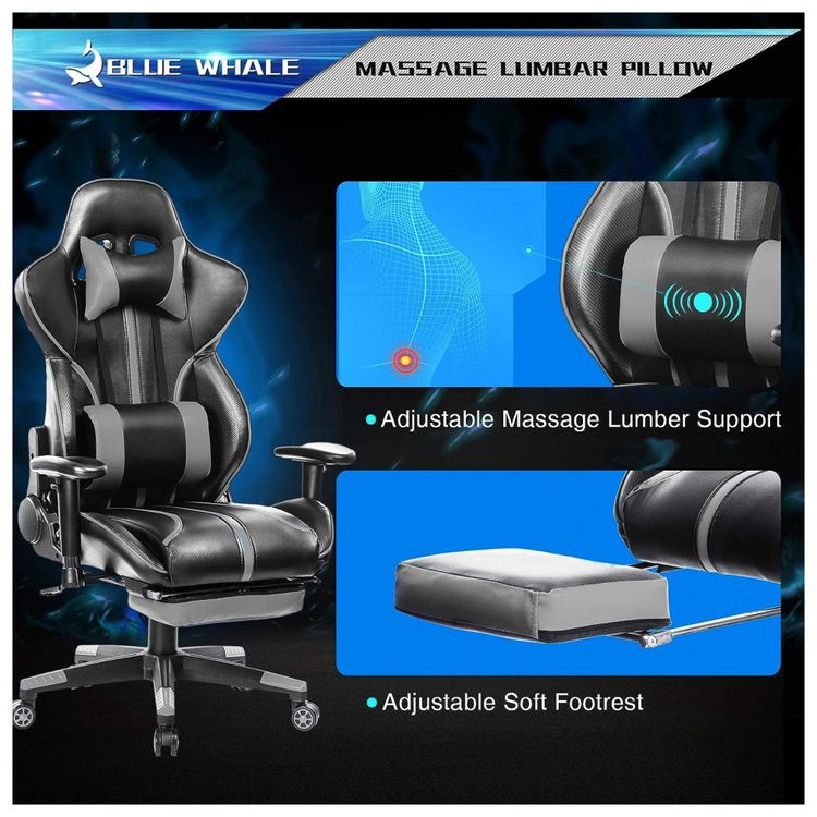 Blue-Whale-Cadeira-Gamer-Reclinavel-e-Giratoria-com-Apoio-foto-3