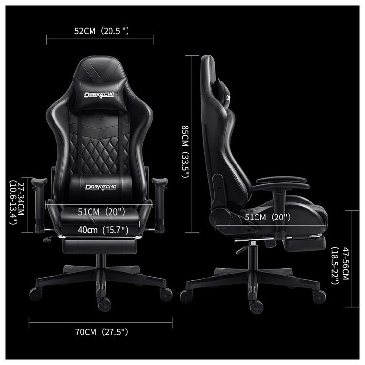 Darkecho-Cadeira-Gamer-Reclinavel-e-Giratoria-com-Apoio-foto-5