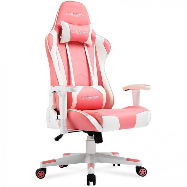 Cadeira-Gamer-Reclinavel-e-Giratoria-com-Apoio-Lombar-e-foto-0