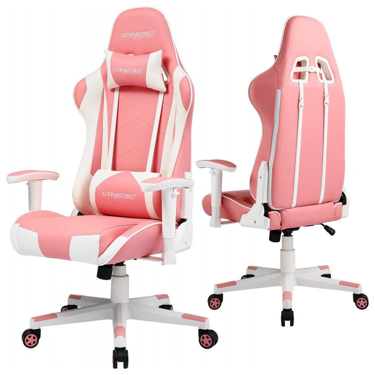 Cadeira-Gamer-Reclinavel-e-Giratoria-com-Apoio-Lombar-e-foto-5