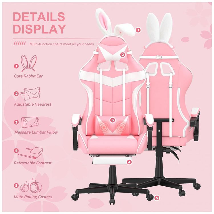 Soontrans-Cadeira-Gamer-Ergonomica-Reclinavel-com-Apoio-foto-3
