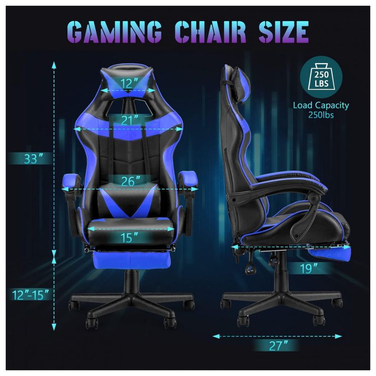 Soontrans-Cadeira-Gamer-Ergonomica-Reclinavel-e-Giratoria-foto-5