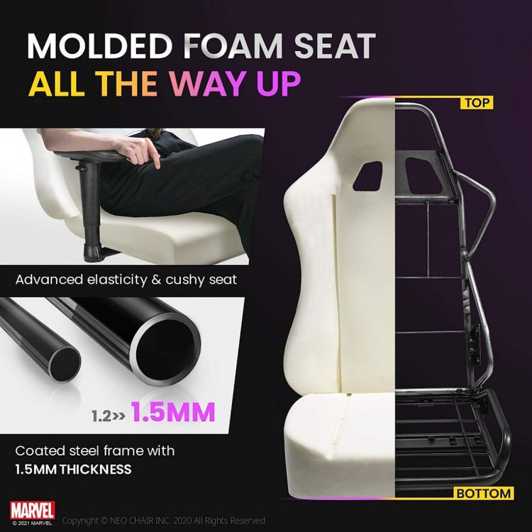 Marvel-Avengers-Cadeira-Gamer-Ergonomica-Reclinavel-e-foto-4
