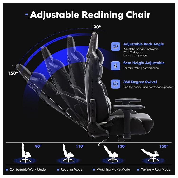 Fuqido-Cadeira-Gamer-Ergonomica-Reclinavel-e-Giratoria-com-foto-5