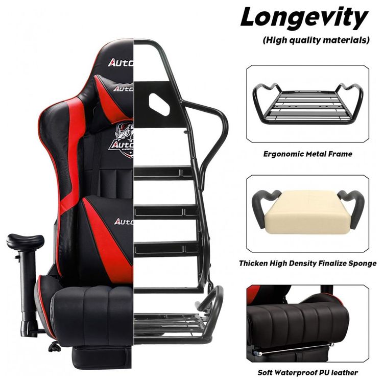 Cadeira-Gamer-Ergonomica-Reclinavel-com-Apoio-para-os-Pes-foto-3