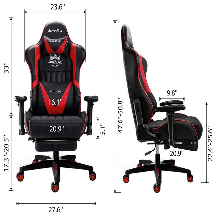 Cadeira-Gamer-Ergonomica-Reclinavel-com-Apoio-para-os-Pes-foto-5