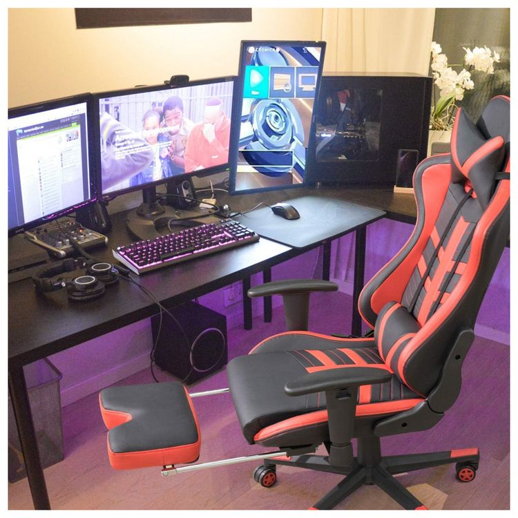 Homall-Cadeira-Gamer-Reclinavel-e-Giratoria-com-Apoio-Lombar-foto-1