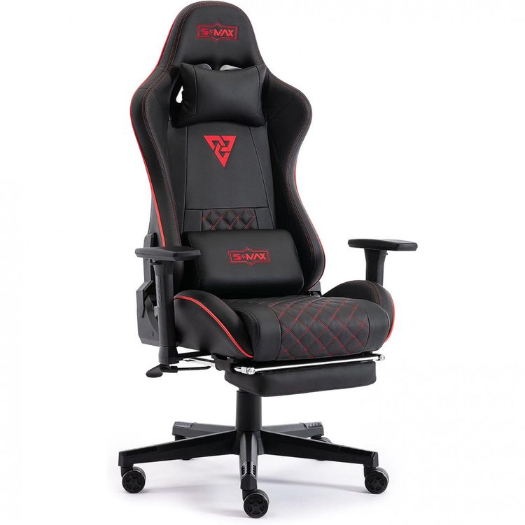 Cadeira-Gamer-Ergonomica-Reclinavel-e-Giratoria-com-Apoio-3D-foto-0