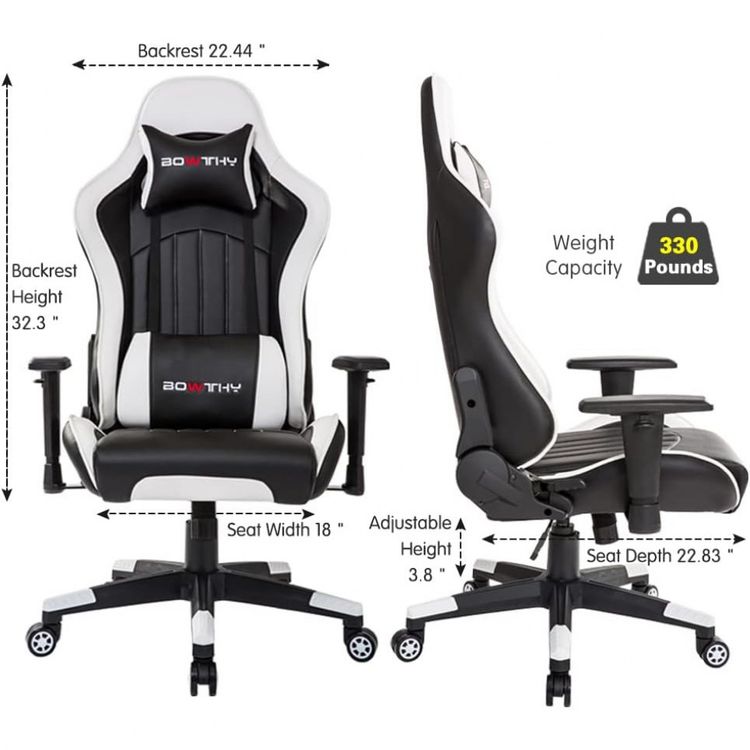 Bowthy-Cadeira-Gamer-Reclinavel-e-Giratoria-com-Apoio-Lombar-foto-5