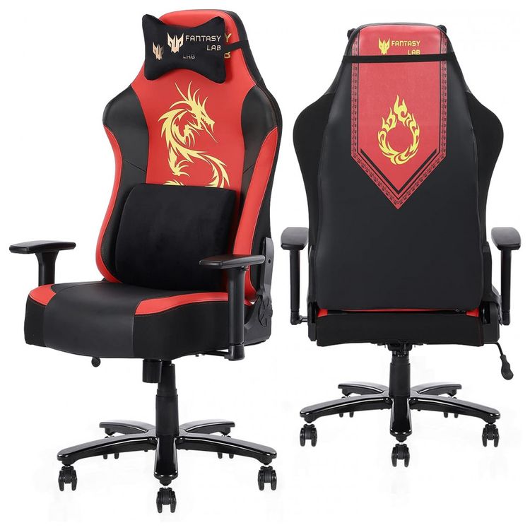 FANTASYLAB-Cadeira-Gamer-Ergonomica-e-Giratoria-com-Apoio-3D-foto-5
