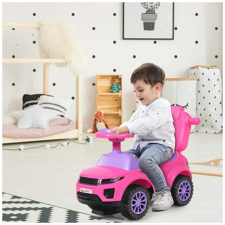 Carrinho-de-Passeio-Infantil-3-em-1-com-Buzina-Musica-Luz-foto-2