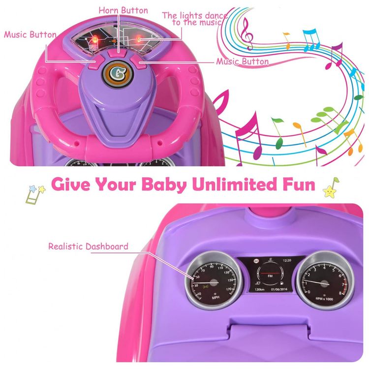 Carrinho-de-Passeio-Infantil-3-em-1-com-Buzina-Musica-Luz-foto-3