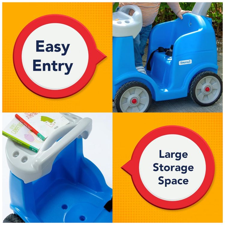 Carrinho-de-Passeio-Infantil-com-Cinto-de-Seguranca-para-foto-4