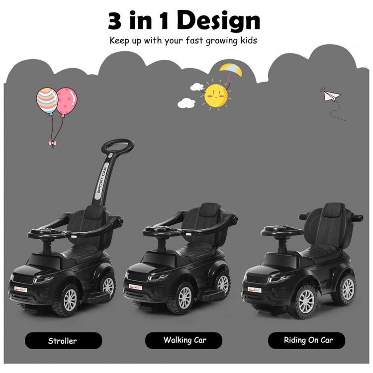 Carrinho-de-Passeio-Infantil-3-em-1-com-Buzina-Musica-Luz-foto-1