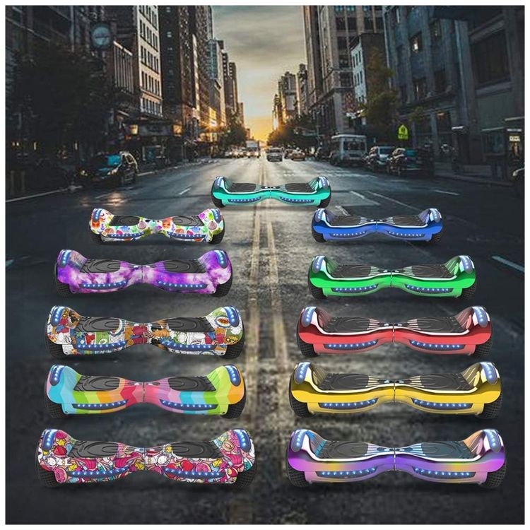 Hoverboard-Eletrico-com-Luz-LED-Auto-Equilibrio-e-foto-5