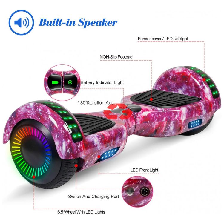 Hoverboard-Eletrico-com-Bluetooth-e-Rodas-de-Luzes-LED-foto-1