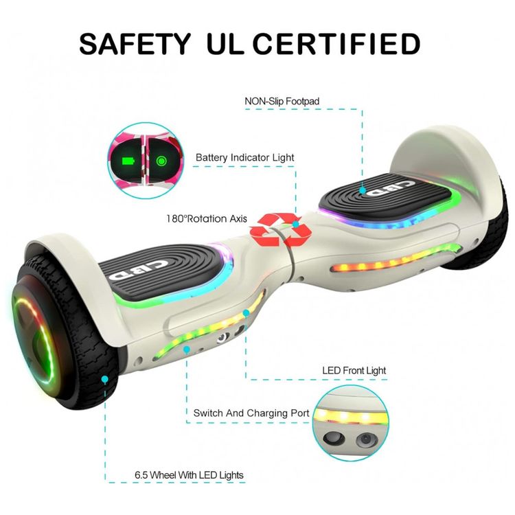 Hoverboard-Eletrico-com-Autoequilibrio-Bluetooth-e-Luz-LED-foto-1