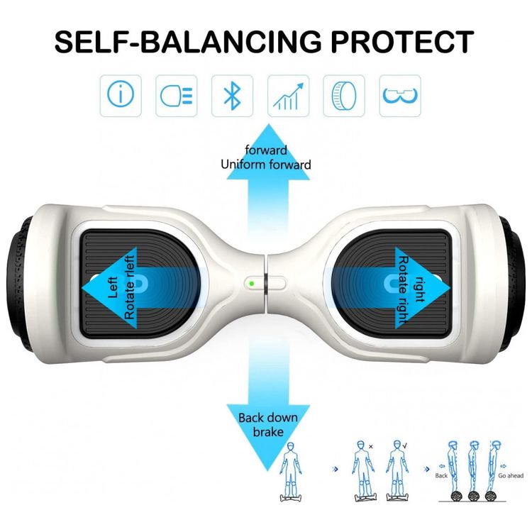 Hoverboard-Eletrico-com-Autoequilibrio-Bluetooth-e-Luz-LED-foto-3