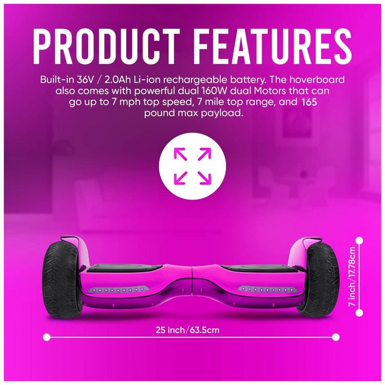 Hoverboard-Eletrico-Auto-Balanceamento-com-Alto-Falante-foto-3