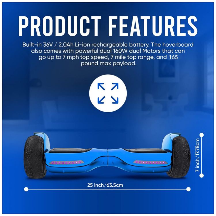 Hoverboard-Eletrico-Auto-Balanceamento-com-Alto-Falante-foto-3