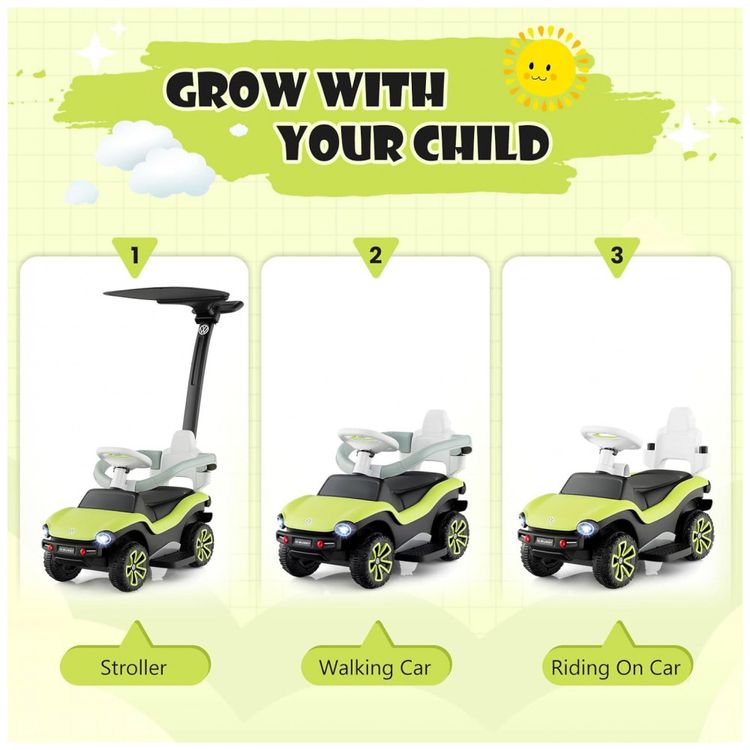 Carrinho-de-Passeio-Infantil-com-Alca-de-Empurrar-Guarda-foto-2