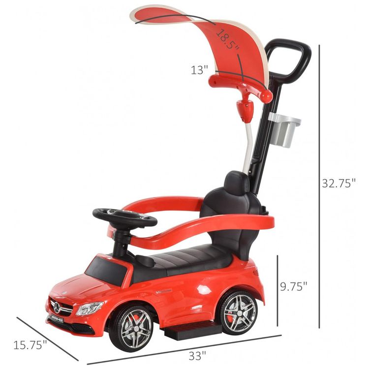 Carrinho-de-Passeio-Infantil-3-em-1-com-Capota-Solar-foto-2