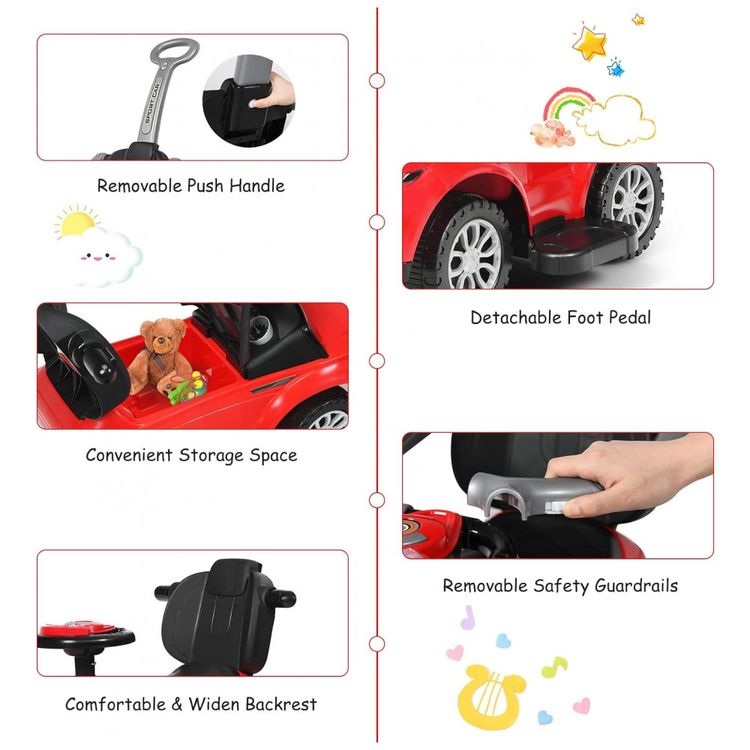 Carrinho-de-Passeio-Infantil-com-Alca-de-Protecao-Removivel-foto-3