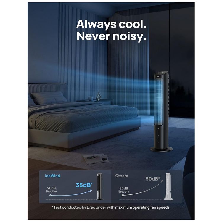 Ventilador-de-Torre-com-Refrigeracao-3-Modos-Controle-foto-4