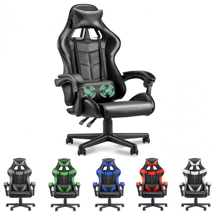 Soontrans-Cadeira-Gamer-Reclinavel-e-Giratoria-com-Apoio-foto-0