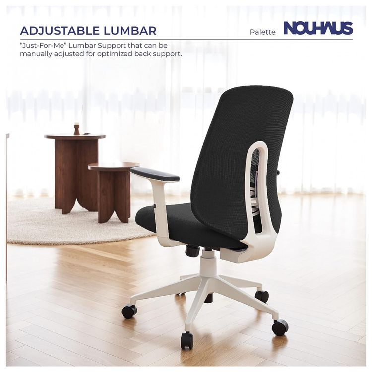 Cadeira-de-Escritorio-Ergonomica-Giratoria-com-Suporte-foto-1