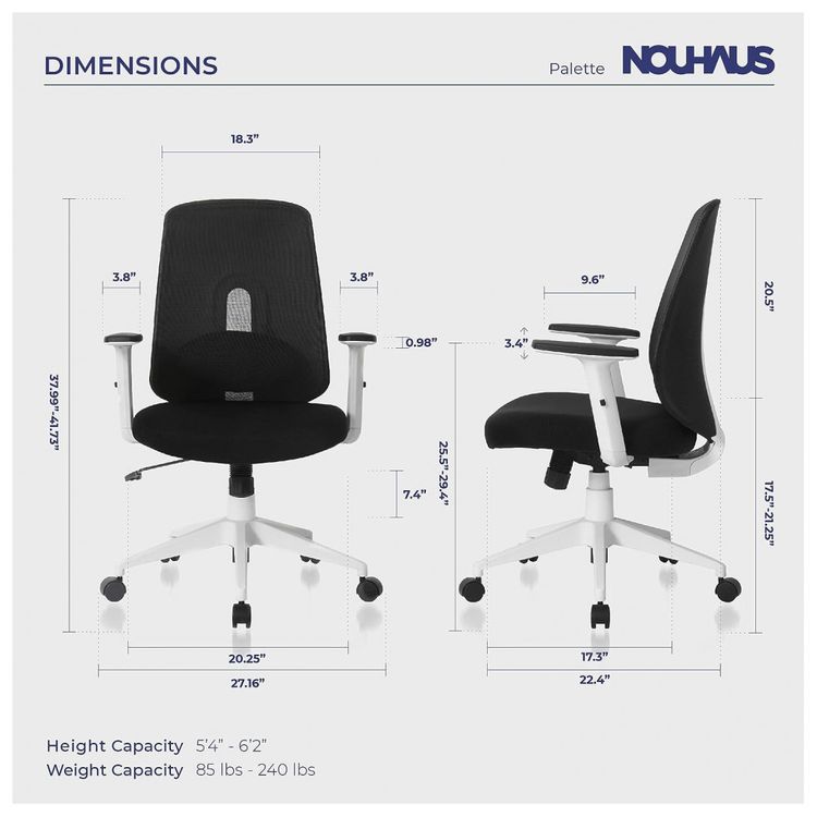 Cadeira-de-Escritorio-Ergonomica-Giratoria-com-Suporte-foto-4