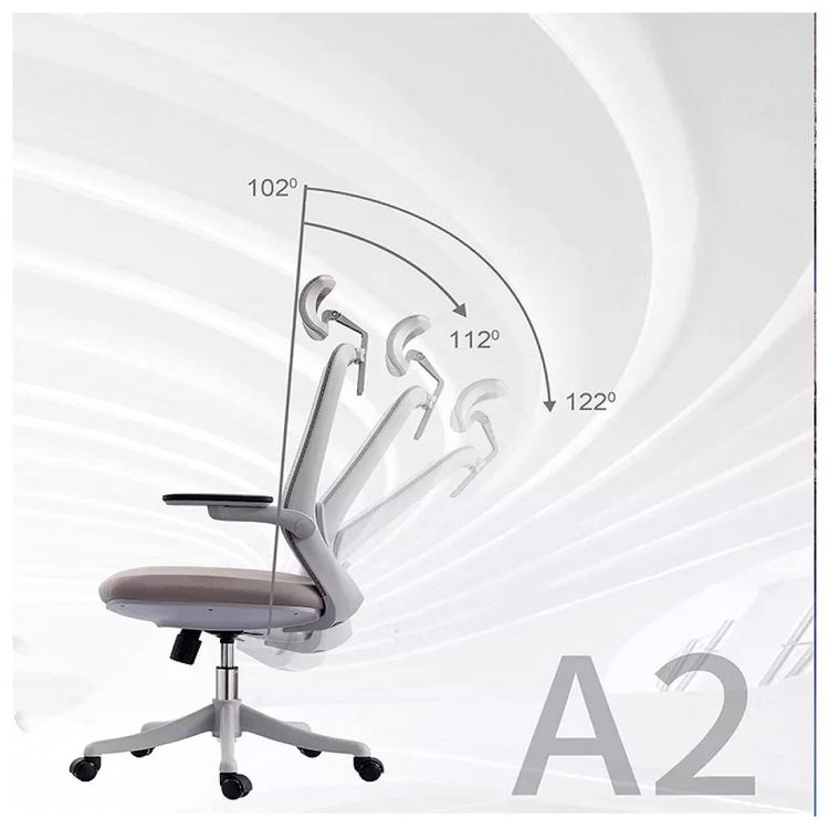 Cadeira-de-Escritorio-Ergonomica-Giratoria-com-Apoio-de-foto-3