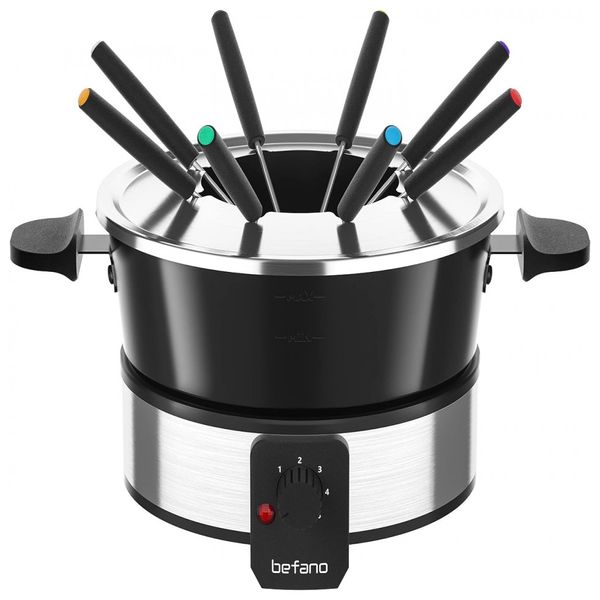 Panela-de-Fondue-Eletrica-com-8-Garfos-Aco-Inoxidavel-foto-0