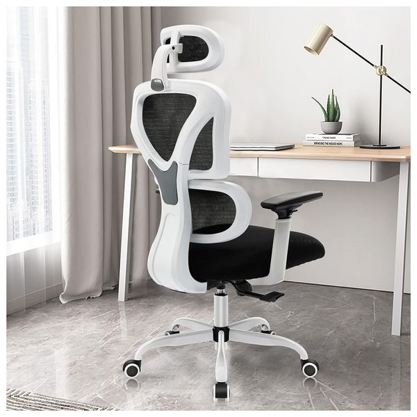 Cadeira-de-Escritorio-Ergonomica-Giratoria-com-Apoio-de-foto-0